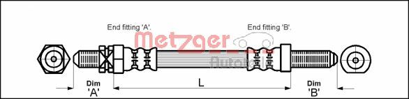 METZGER Gumifékcső 4112103_METZ